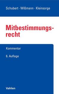 Vorderes Coverbild Mitbestimmungsrecht