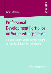 Vorderes Coverbild Professional Development Portfolios im Vorbereitungsdienst