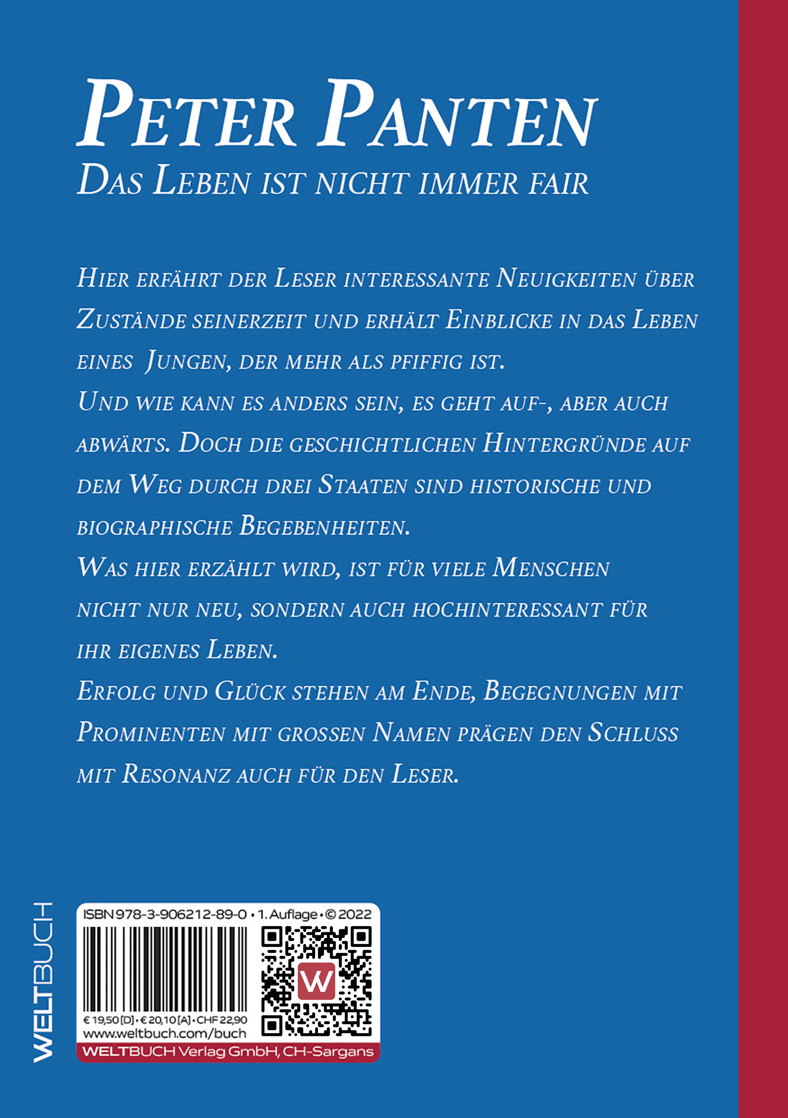 Rückseitencover Peter Panten