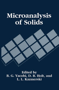 Vorderes Coverbild Microanalysis of Solids
