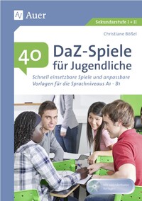 Vorderes Coverbild 40 DaZ - Spiele für Jugendliche