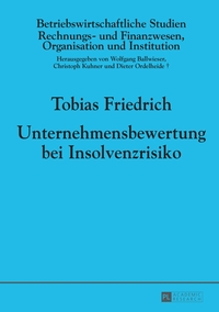 Vorderes Coverbild Unternehmensbewertung bei Insolvenzrisiko