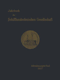 Vorderes Coverbild Jahrbuch der Schiffbautechnischen Gesellschaft