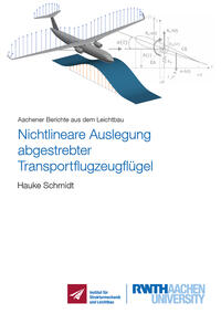 Vorderes Coverbild Nichtlineare Auslegung abgestrebter Transportflugzeugflügel