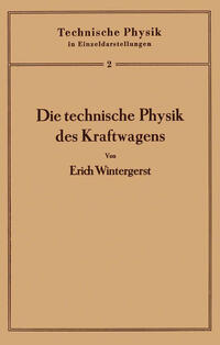 Vorderes Coverbild Die technische Physik des Kraftwagens