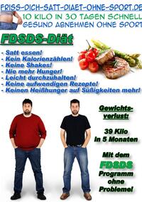 Vorderes Coverbild Friss Dich satt Diät ohne Sport