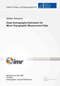 Vorderes Coverbild Deep Homography Estimation for Micro-Topographic Measurement Data