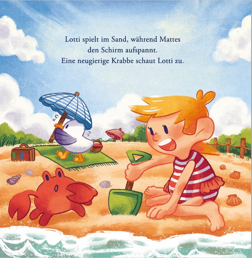 Beispielinhalt (Bild) Mattes und Lotti