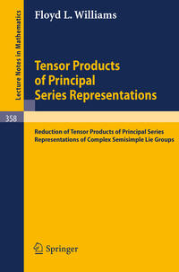 Vorderes Coverbild Tensor Products of Principal Series Representations