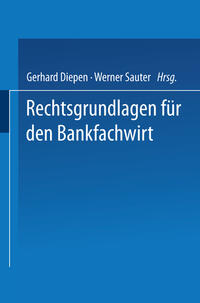 Vorderes Coverbild Rechtsgrundlagen für den Bankfachwirt