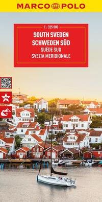 Vorderes Coverbild MARCO POLO Reisekarte Schweden Süd 1:325.000