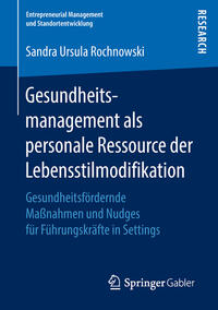 Vorderes Coverbild Gesundheitsmanagement als personale Ressource der Lebensstilmodifikation