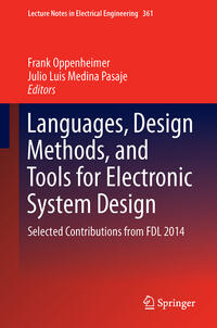 Vorderes Coverbild Languages, Design Methods, and Tools for Electronic System Design