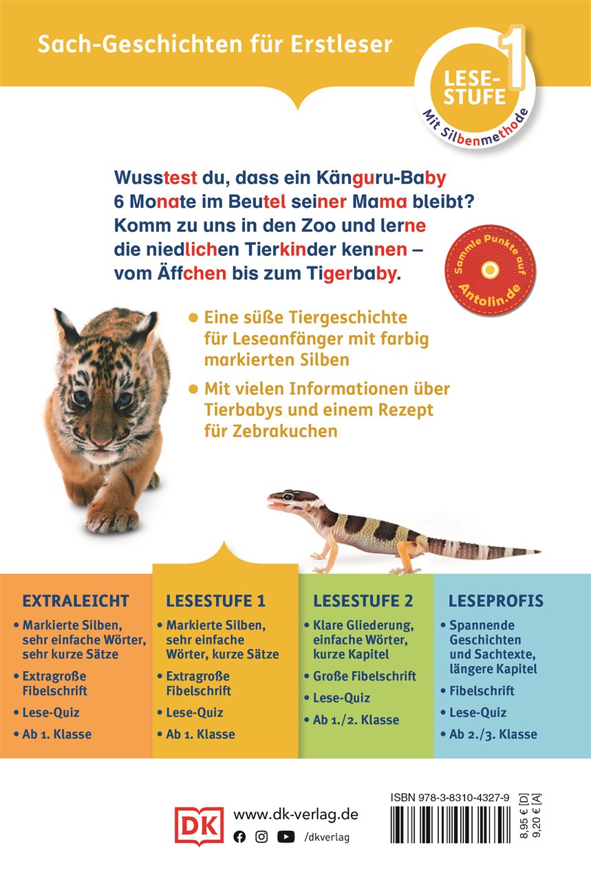 Rückseitencover SUPERLESER! Nachwuchs bei uns im Zoo