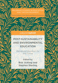Vorderes Coverbild Post-Sustainability and Environmental Education