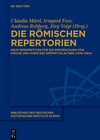 Vorderes Coverbild Die römischen Repertorien