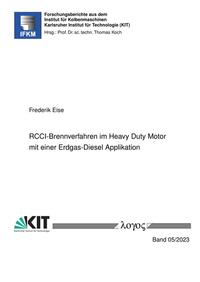 Vorderes Coverbild RCCI-Brennverfahren im Heavy Duty Motor mit einer Erdgas-Diesel Applikation