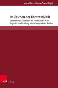 Vorderes Coverbild Im Zeichen der Kontrastivität