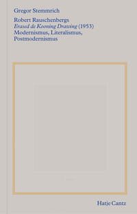 Vorderes Coverbild Robert Rauschenbergs »Erased de Kooning Drawing« (1953)
