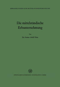 Vorderes Coverbild Die mittelständische Erbunternehmung