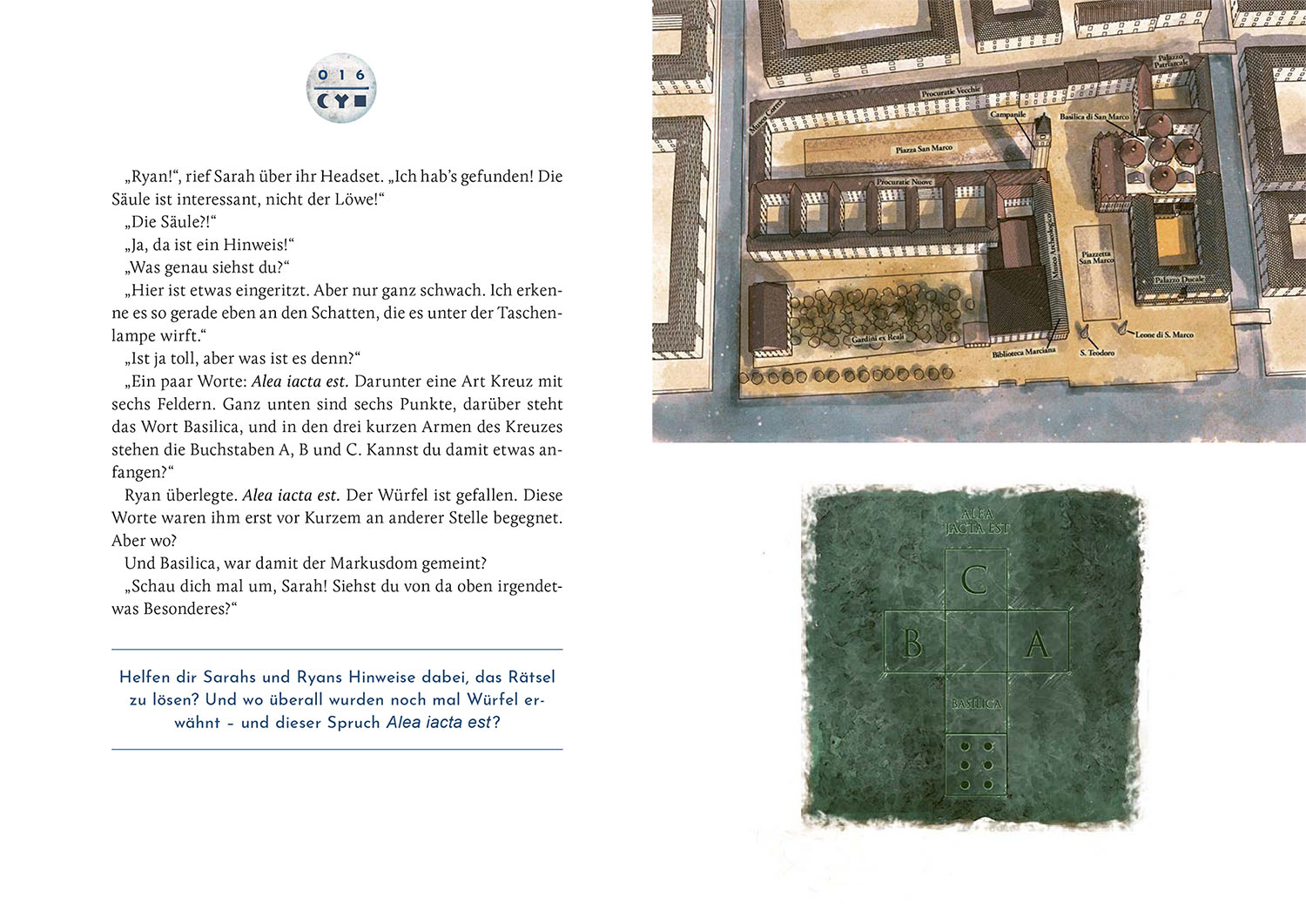 Beispielinhalt (Bild) EXIT® - Das Buch: Der Löwe von San Marco