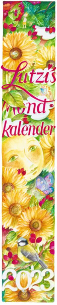 Vorderes Coverbild Lutzis Mondkalender lang 2023