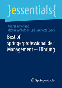 Vorderes Coverbild Best of springerprofessional.de: Management + Führung