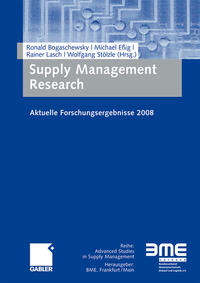 Vorderes Coverbild Supply Management Research