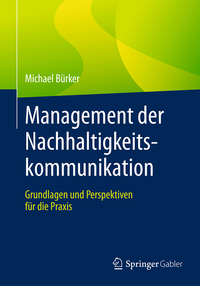Vorderes Coverbild Management der Nachhaltigkeitskommunikation