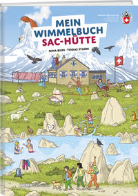 Vorderes Coverbild Mein Wimmelbuch SAC-Hütte