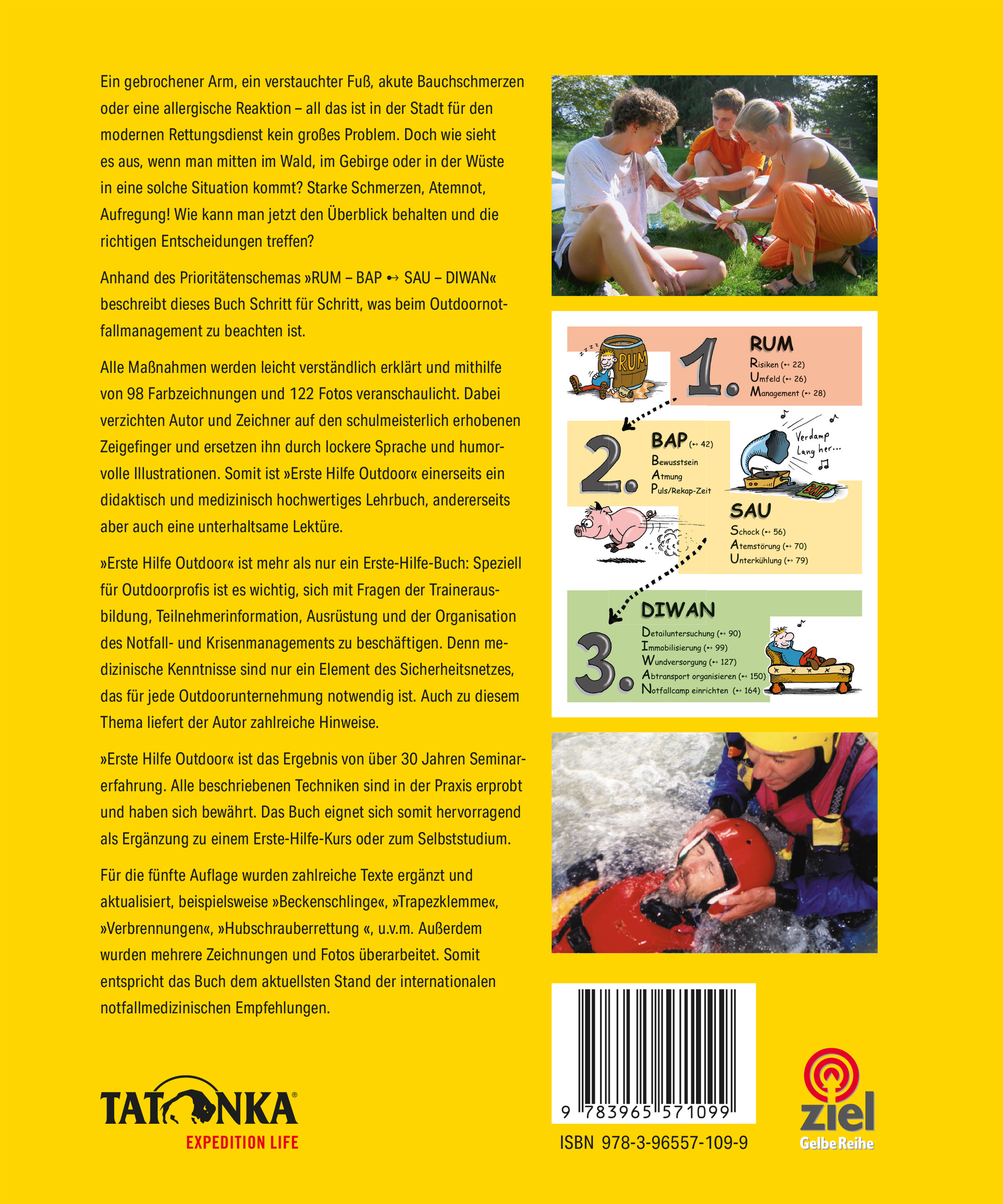 Rückseitencover Erste Hilfe Outdoor