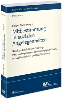 Vorderes Coverbild Mitbestimmung in sozialen Angelegenheiten, Band 4