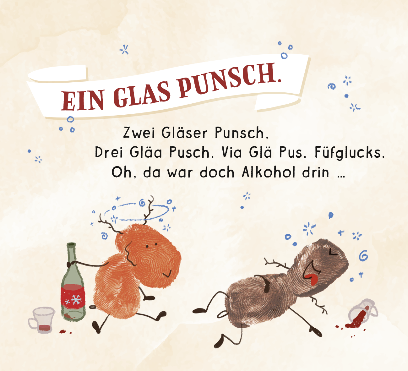 Beispielinhalt (Bild) Ich bin nicht gestresst, ich bin im Weihnachtsfieber!