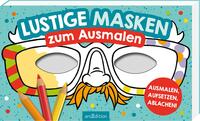 Vorderes Coverbild Lustige Masken zum Ausmalen