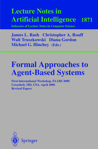 Vorderes Coverbild Formal Approaches to Agent-Based Systems