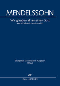 Vorderes Coverbild Wir glauben all an einen Gott (Klavierauszug)
