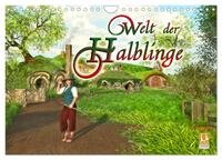 Vorderes Coverbild Welt der Halblinge (Wandkalender 2025 DIN A4 quer), CALVENDO Monatskalender