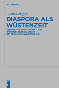 Vorderes Coverbild Diaspora als Wüstenzeit