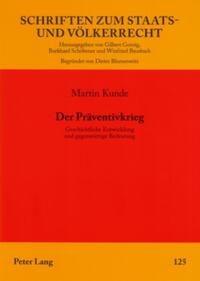 Vorderes Coverbild Der Präventivkrieg