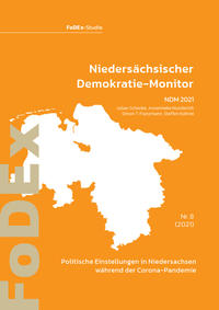 Vorderes Coverbild Niedersächsischer Demokratie-Monitor 2021