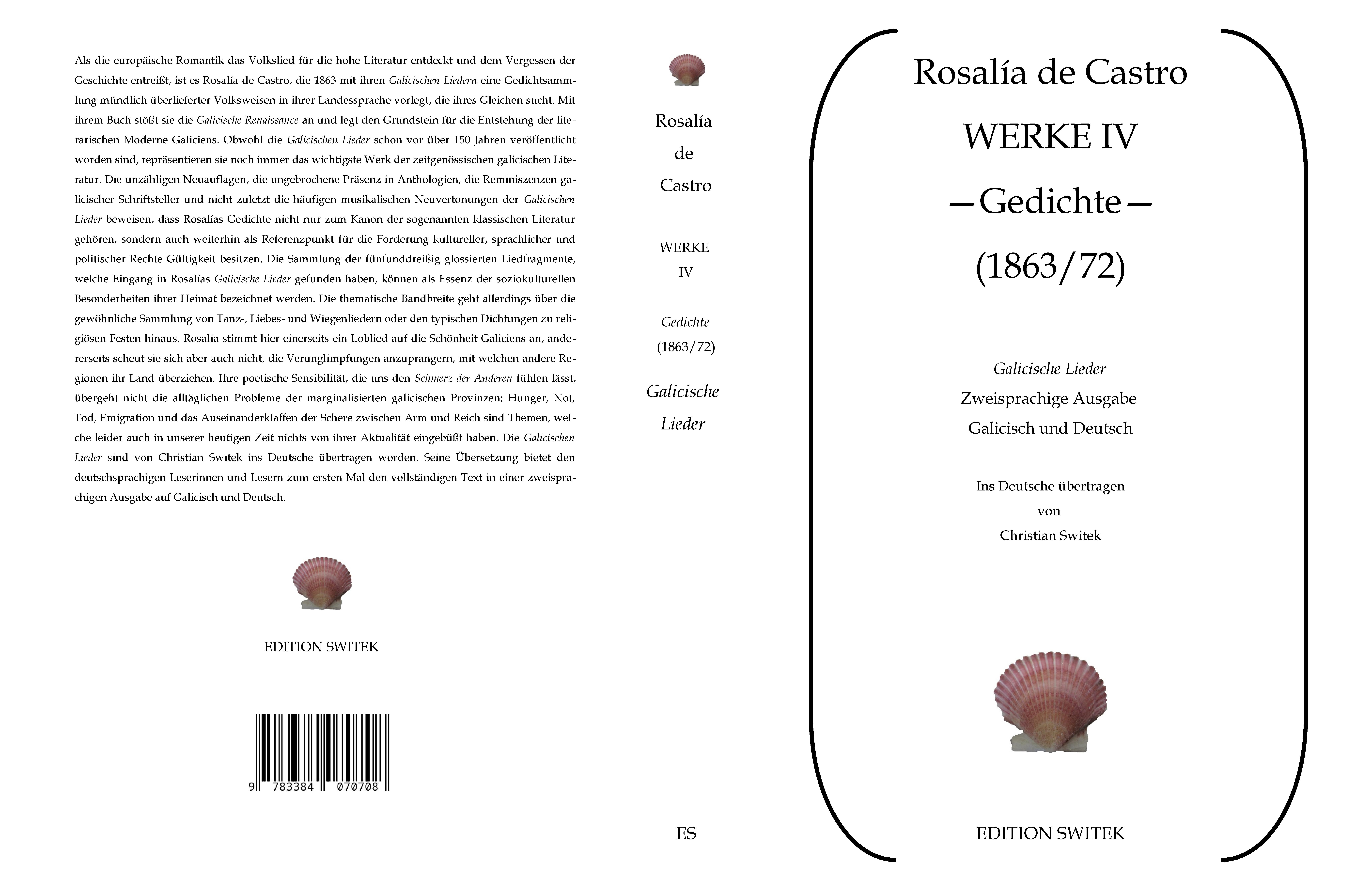 Gesamtes Coverbild Galicische Lieder - Cantares Gallegos