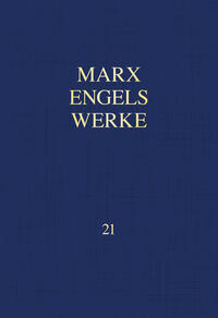 Vorderes Coverbild MEW / Marx-Engels-Werke Band 21
