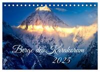 Vorderes Coverbild Berge des Karakorum (Tischkalender 2025 DIN A5 quer), CALVENDO Monatskalender