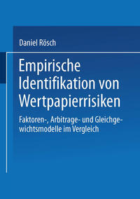 Vorderes Coverbild Empirische Identifikation von Wertpapierrisiken