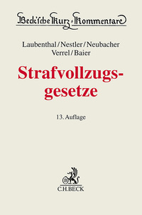 Vorderes Coverbild Strafvollzugsgesetze