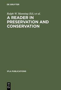 Vorderes Coverbild A Reader in Preservation and Conservation
