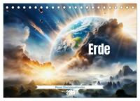 Vorderes Coverbild Erde - Blauer Überlebenskünstler (Tischkalender 2025 DIN A5 quer), CALVENDO Monatskalender