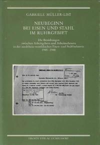Vorderes Coverbild Neubeginn bei Eisen und Stahl im Ruhrgebiet