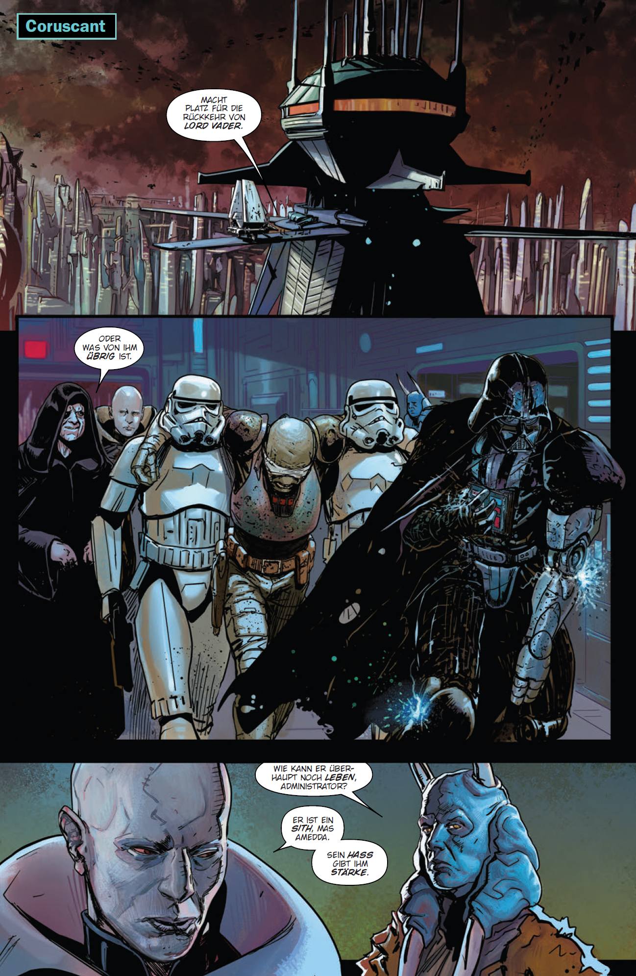 Beispielinhalt (Bild) Star Wars Comics: Darth Vader - Skywalker im Visier