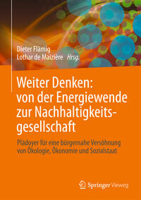 Vorderes Coverbild Weiter Denken: von der Energiewende zur Nachhaltigkeitsgesellschaft